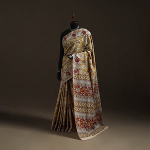 Printed Cotton Kalamkari Saree 33