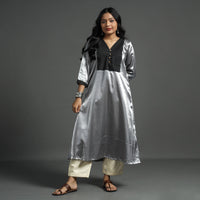 plain slik kurta