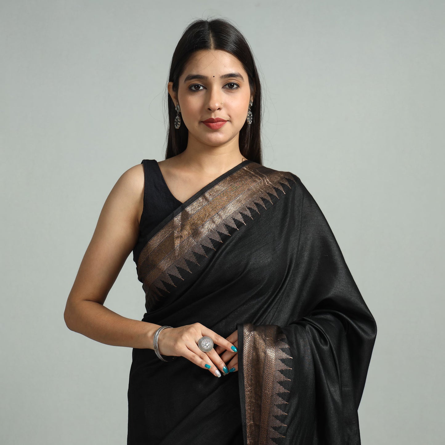 bamboo silk saree