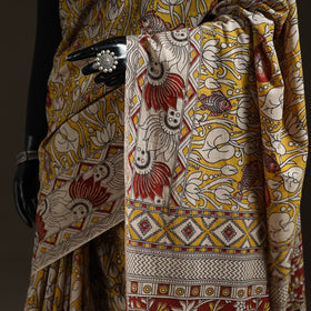 Printed Cotton Kalamkari Saree 33