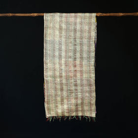 Bengal Kantha Handwork Patchwork Reversible Silk Stole 255