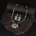 Saanjh Saaj Classic German Silver Necklace Set