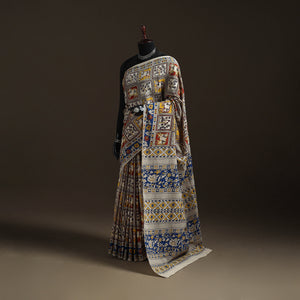 Printed Cotton Kalamkari Saree 34