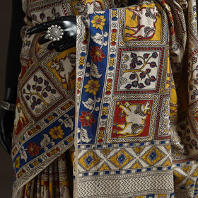 Printed Cotton Kalamkari Saree 34