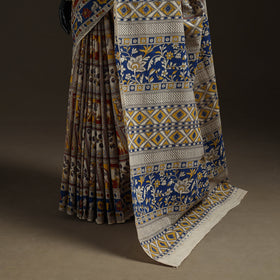 Printed Cotton Kalamkari Saree 34
