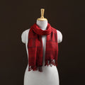 Handwoven Merino Wool Natural Dyed Bagh Hand Block Print Stole 23