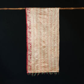 Bengal Kantha Handwork Patchwork Reversible Silk Stole 261