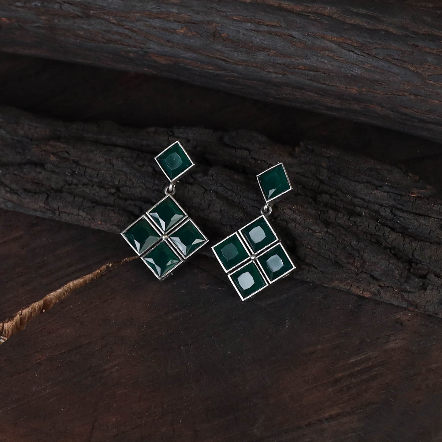 Saanjh Saaj Classic German Silver Necklace Set