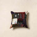 Multicolor - handcrafted cotton patchwork cushion cover 45