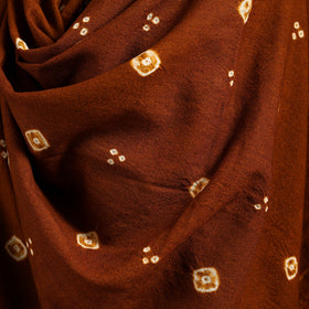 Kutch Handwoven Bandhani Merino Wool Shawl 21