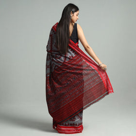  Maniabandha Ikat Weave Handloom Cotton Saree 23 Online at iTokri.com