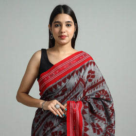  Maniabandha Ikat Weave Handloom Cotton Saree 23 Online at iTokri.com