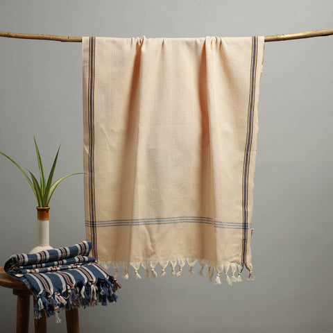 Handloom Fine Cotton Checks Bath Towel  53