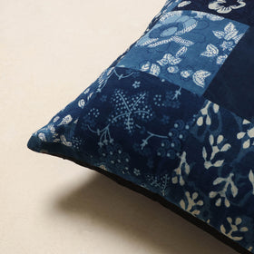 Multicolor - handcrafted cotton patchwork cushion cover 47