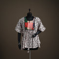 Bagh Hand Block Print Natural Dyed Cotton Short Kaftan 209
