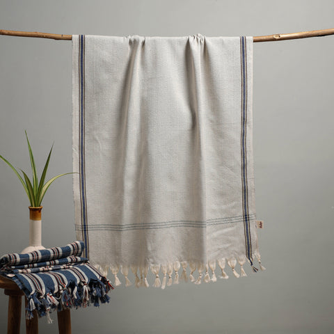 Handloom Fine Cotton Checks Bath Towel  51