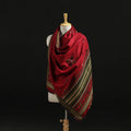 Kutch Handwoven Mirror Work Chomuk Buta Acrylic Wool Shawl 07