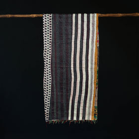 Bengal Kantha Handwork Patchwork Reversible Silk Stole 229