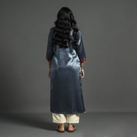 plain silk kurta