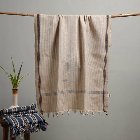 Handloom Fine Cotton Checks Bath Towel  53