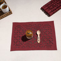 Applique Cut work Cotton Table Mats (set of 6)