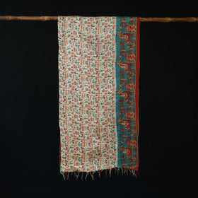Bengal Kantha Handwork Patchwork Reversible Silk Stole 219