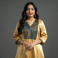 plain silk kurta