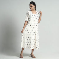 Pochampally Double Ikat Weave Cotton Dress
 
