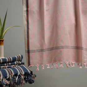 Handloom Fine Cotton Checks Bath Towel  57