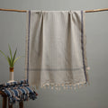 Handloom Fine Cotton Checks Bath Towel  58