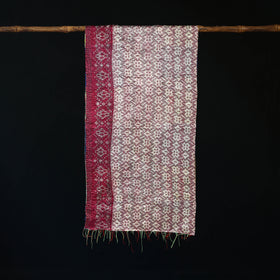 Bengal Kantha Handwork Patchwork Reversible Silk Stole 214