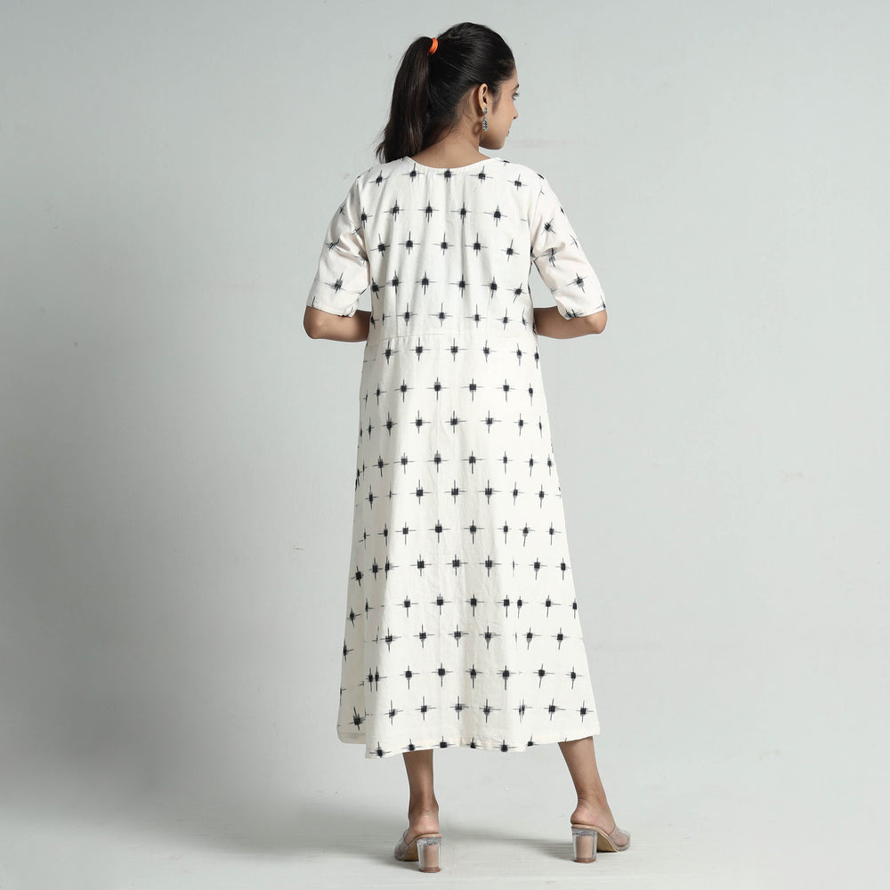 Pochampally Double Ikat Weave Cotton Dress
 
