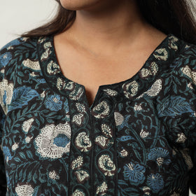 Buy Jahota Block Printed Cotton Straight Kurta 13 Online at iTokri.com