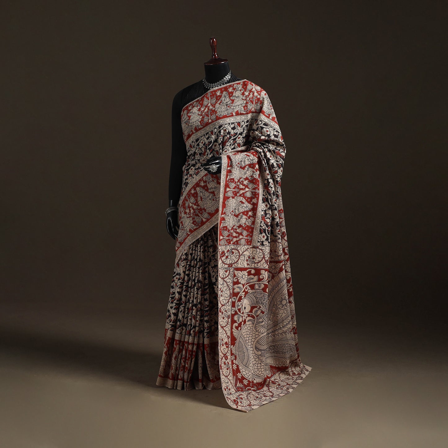 Printed Cotton Kalamkari Saree 42