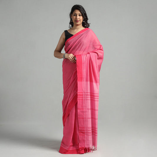 Pink - Mangalagiri Godavari Handloom Tarangini Cotton Saree
