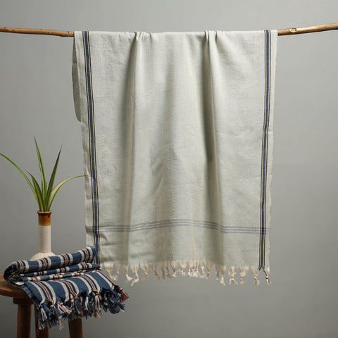 Handloom Fine Cotton Checks Bath Towel  55