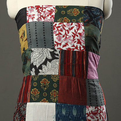 Multicolor - Tukdi Kaam Patchwork Cotton Kurta Material - (2.9 meter) 19