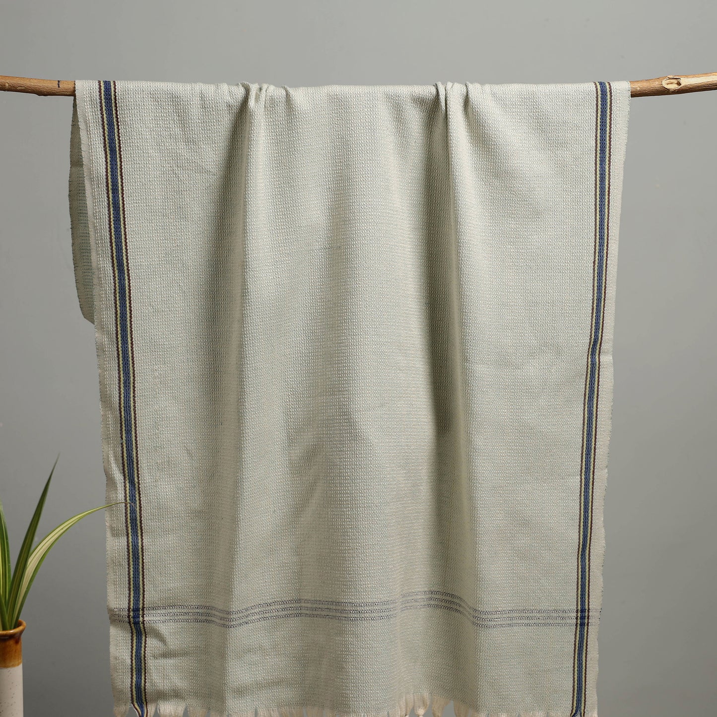 Handloom Fine Cotton Checks Bath Towel  59