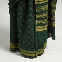 block printed saree