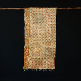 Bengal Kantha Handwork Patchwork Reversible Silk Stole 208