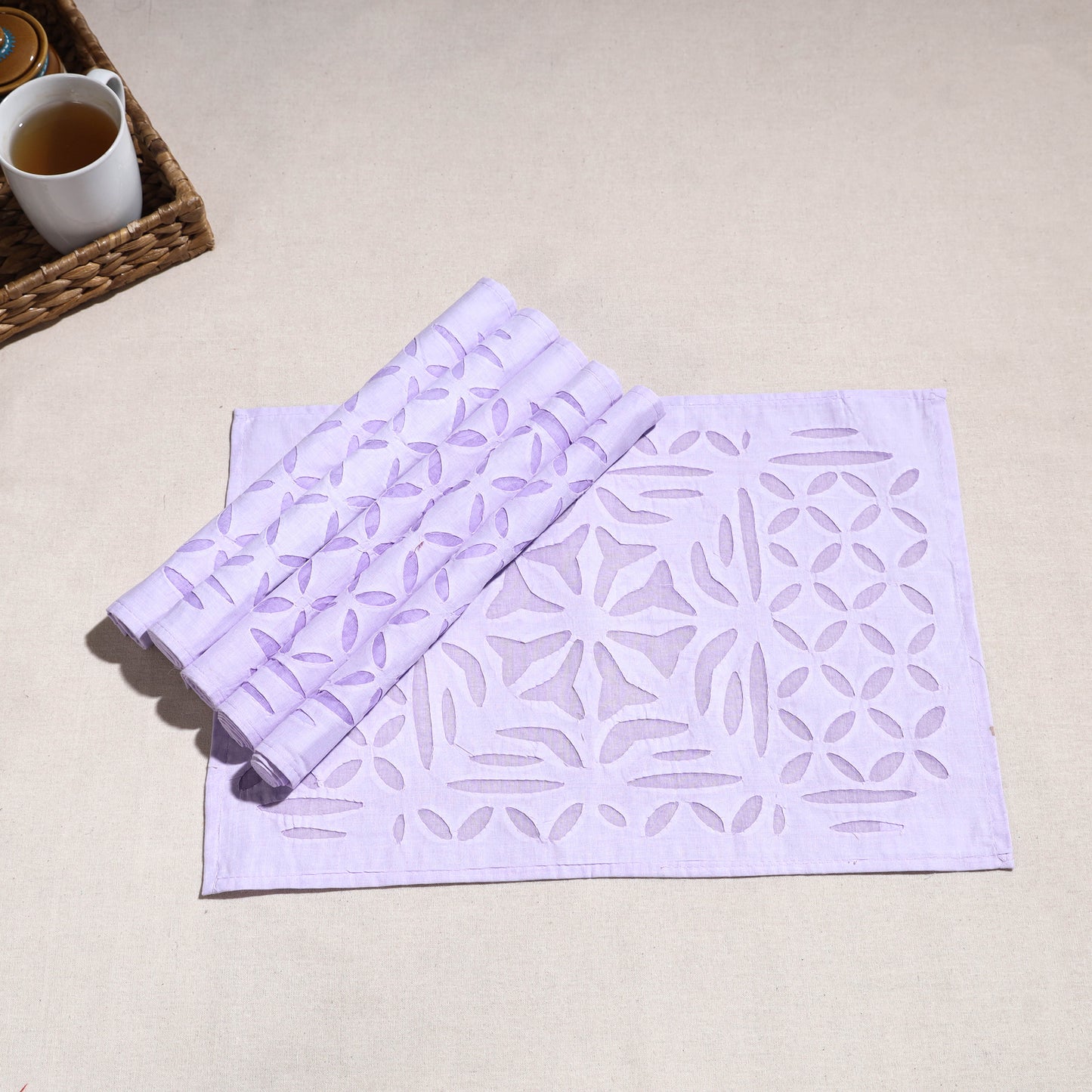 applique work table mats