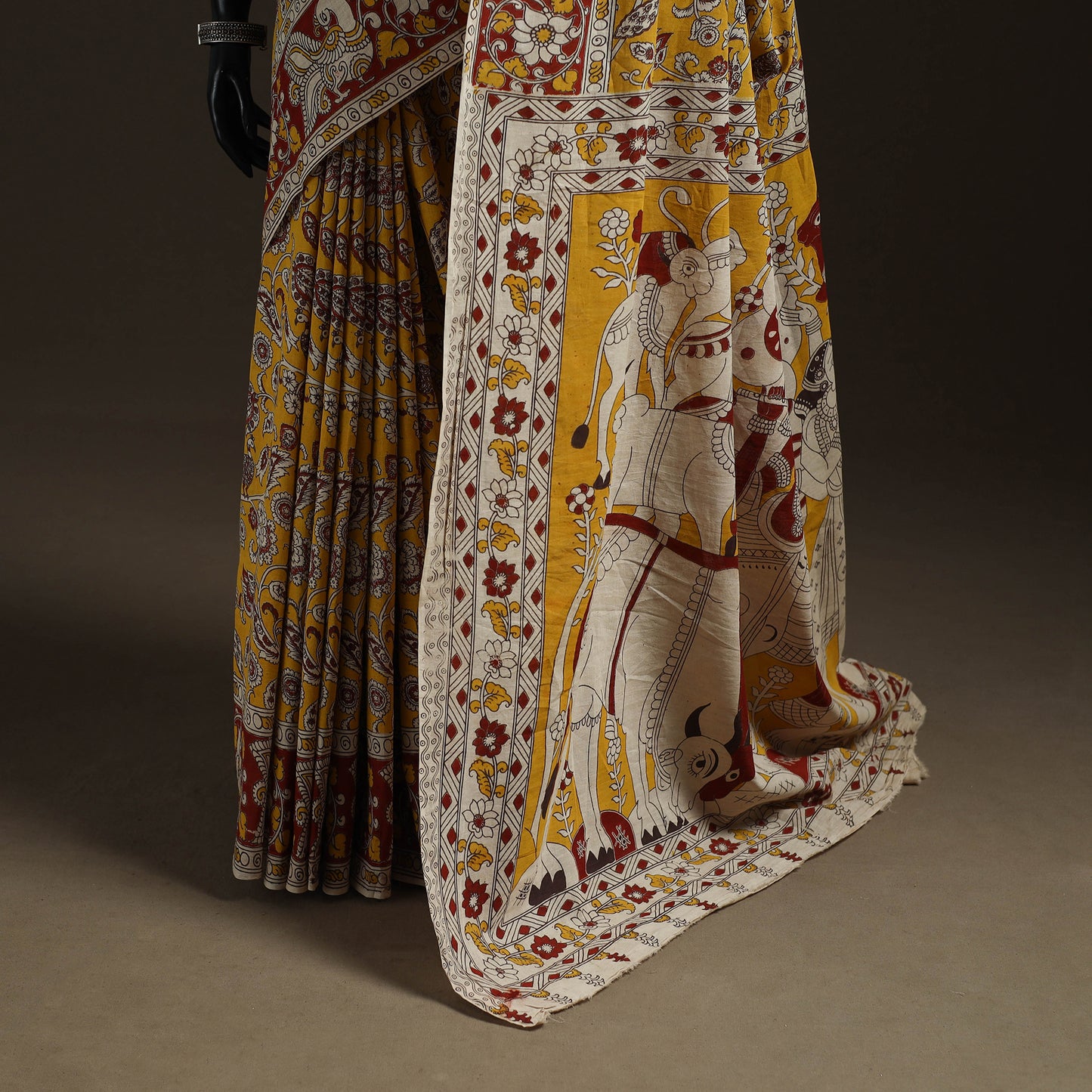 Printed Cotton Kalamkari Saree 43