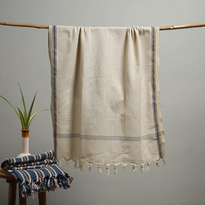 Handloom Fine Cotton Checks Bath Towel  56