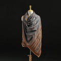 Kutch Handwoven Mirror Work Chomuk Buta Acrylic Wool Shawl 06