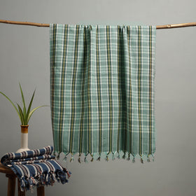 Handloom Fine Cotton Checks Bath Towel  62