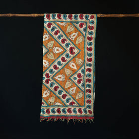 Bengal Kantha Handwork Patchwork Reversible Silk Stole 198
