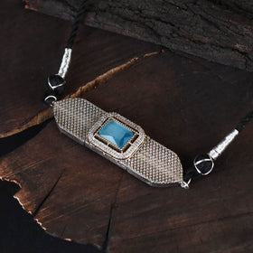 Saanjh Saaj Classic German Silver Necklace Set