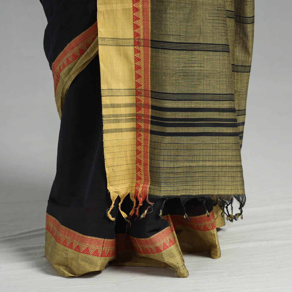 Black - Mangalagiri Godavari Handloom Tarangini Cotton Saree