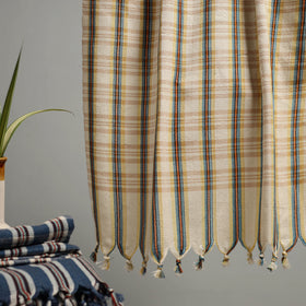 Handloom Fine Cotton Checks Bath Towel  63