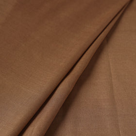 Brown - vidarbha handloom plain tussar silk fabric 02